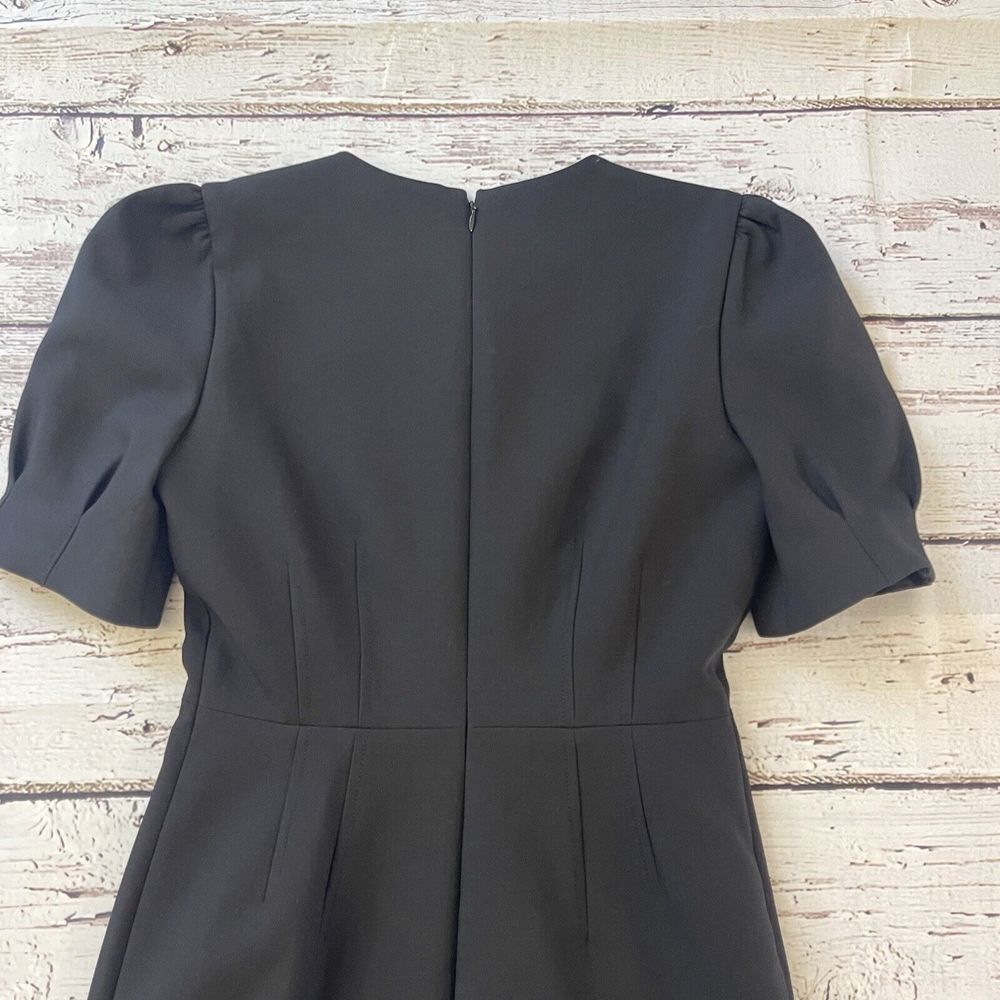 Veronica Beard Meadow Puff Sleeve Minidress Size 2 Black - Picture 12 of 13